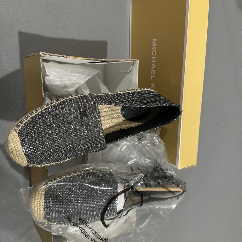 Michael Kors Slip on grey & sparkly light weight shoes